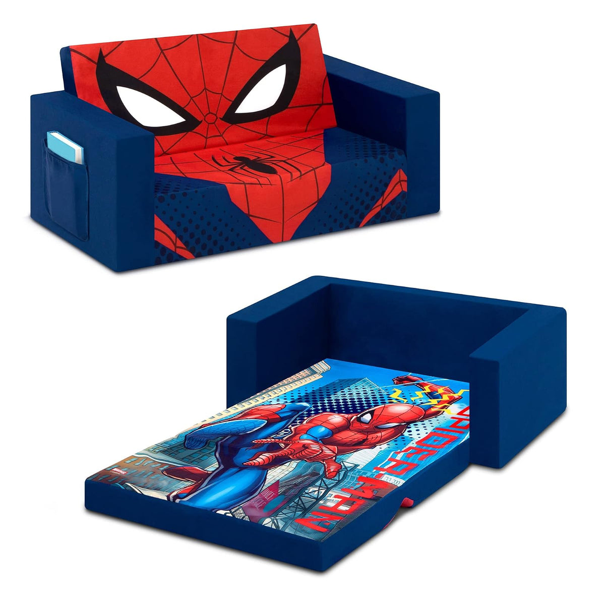 Delta Children Cozee Sofá abatible, Spider-Man
