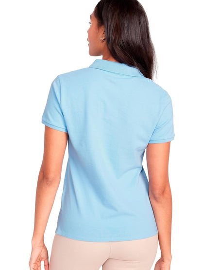 OLD NAVY Playera Mujer, Azul, Mediano
