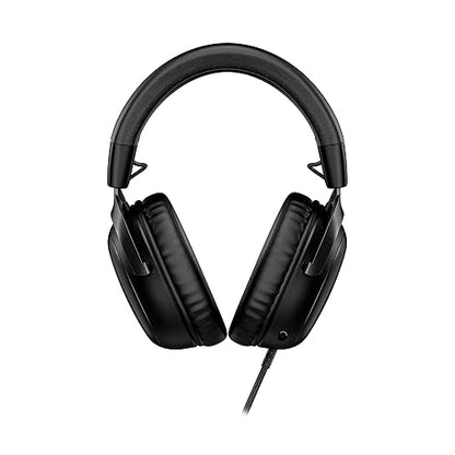 HyperX Cloud III, Auriculares Gaming con Cable, Cancelación de Ruido, Compatibles con PC, PS5, PS4, Xbox Series X|S, Xbox One, Nintendo Switch, Mac, Negro (727A8AA)