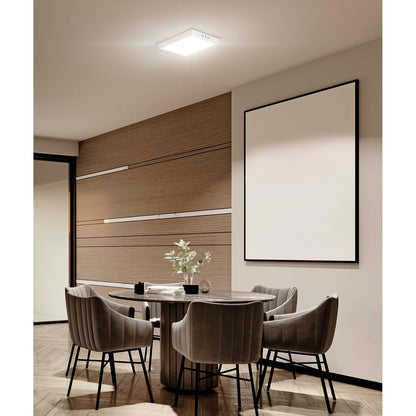 Volteck Lait PLA-213L, Luminario LED cuadrado tipo plafón 24 W color blanco luz de día