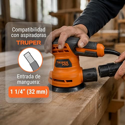 Truper PRO LIRO-5A2, Lijadora roto orbital 5", 260W