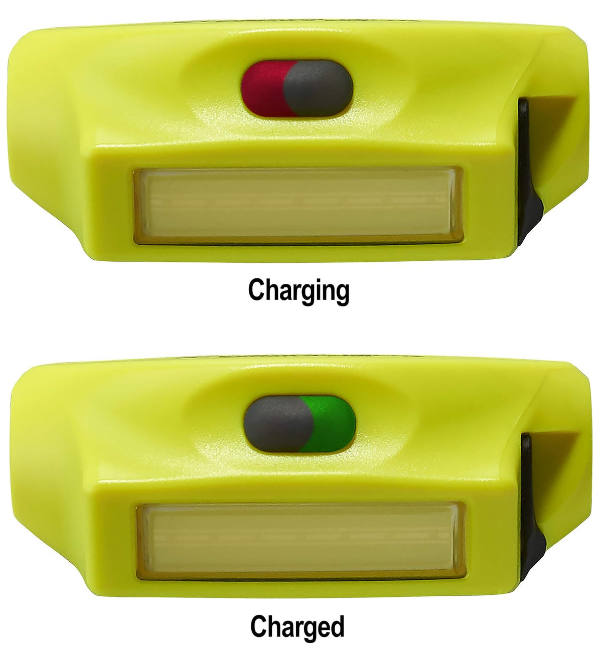 Streamlight 61710 Bandit Pro 180-Lúmenes LED Linterna Frontal Recargable USB con Correa Elástica, Amarilla