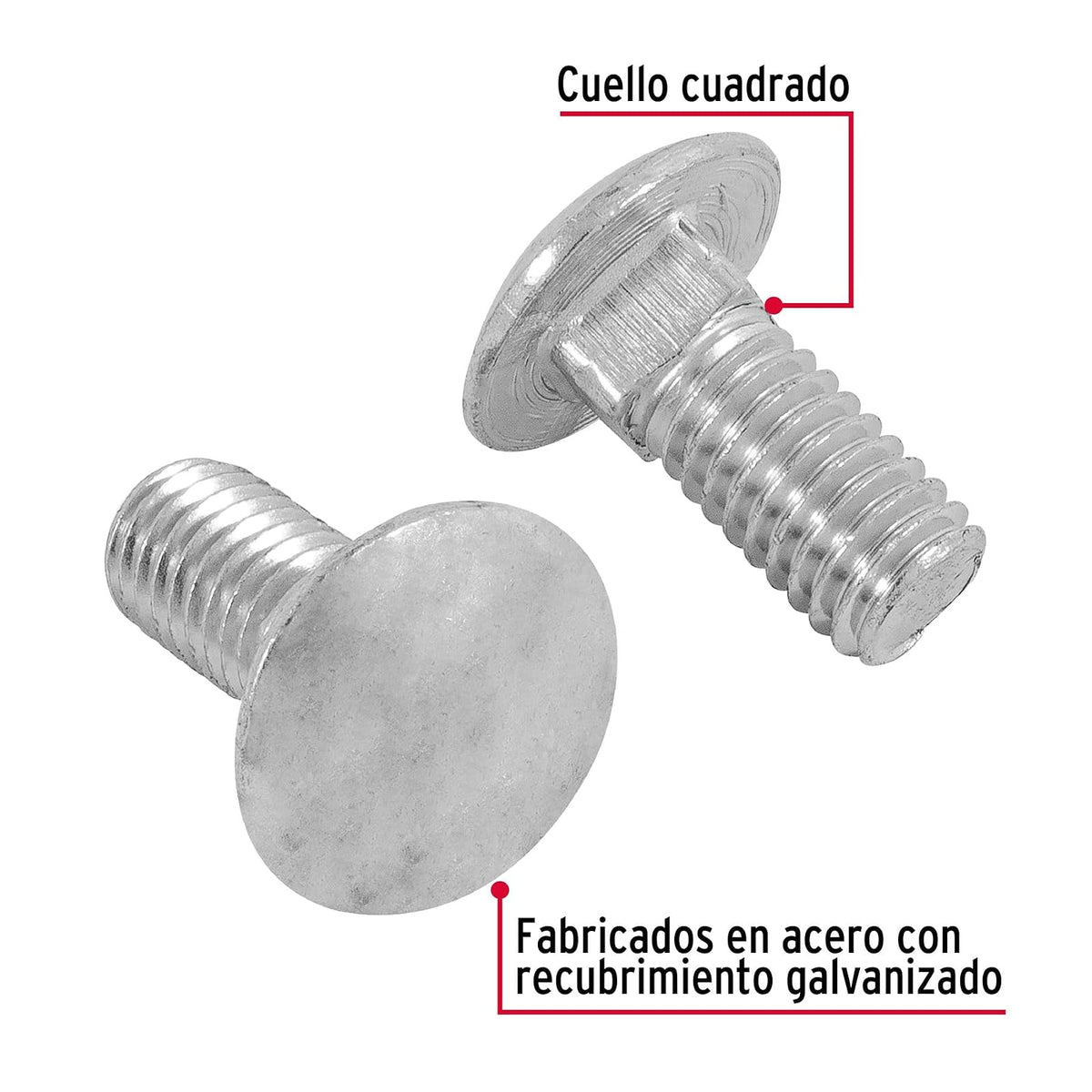 Fiero TORC-7/16X1, Bolsa con 60 tornillos 7/16" x 1" tipo automóvil