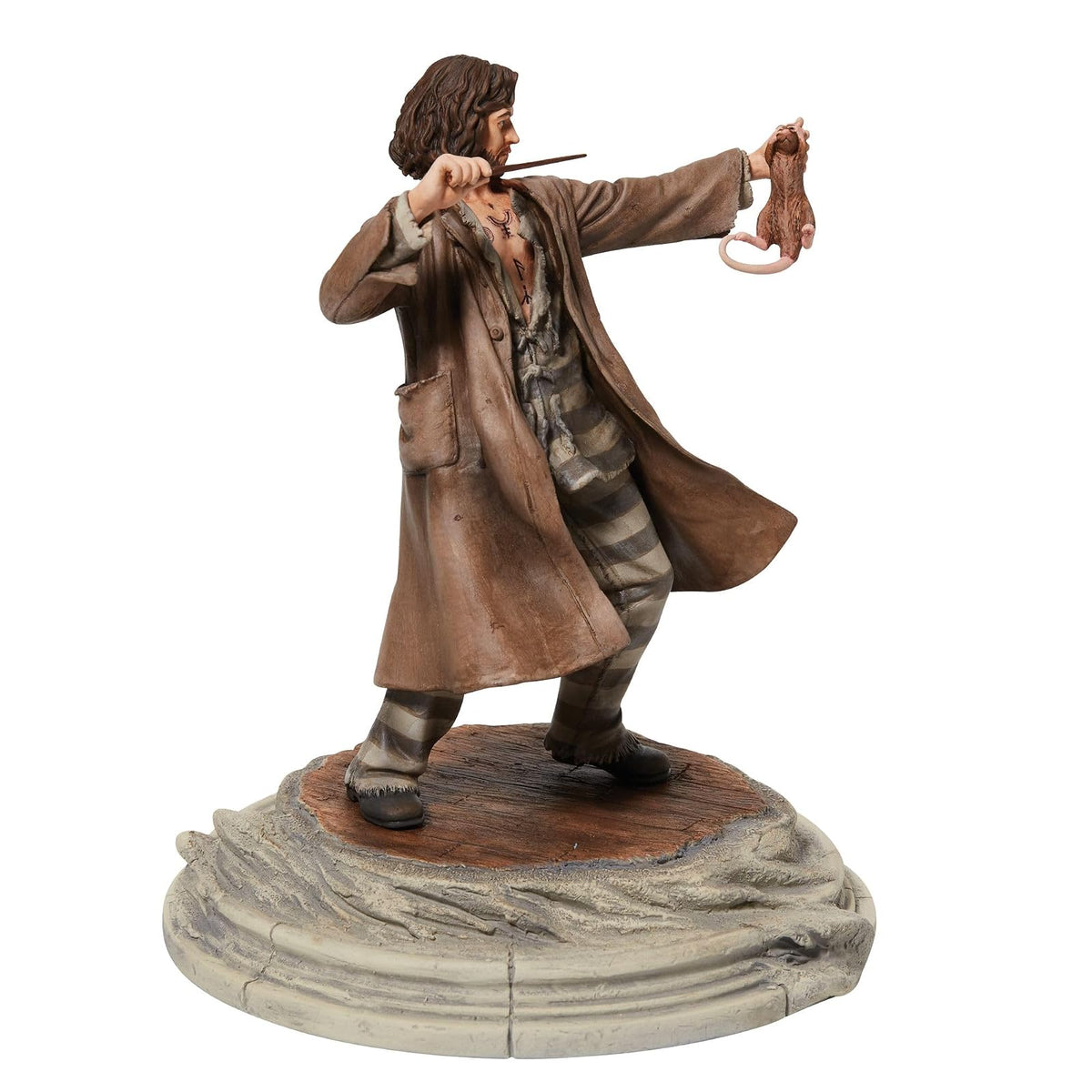 Enesco Wizarding World of Harry Potter Sirius - Figura de Cola de Gusano Negra, 8.75 Pulgadas, Multicolor