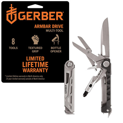 Gerber Cuchillo de Bolsillo con Destornillador y Abrebotellas - Conducir - Onyx