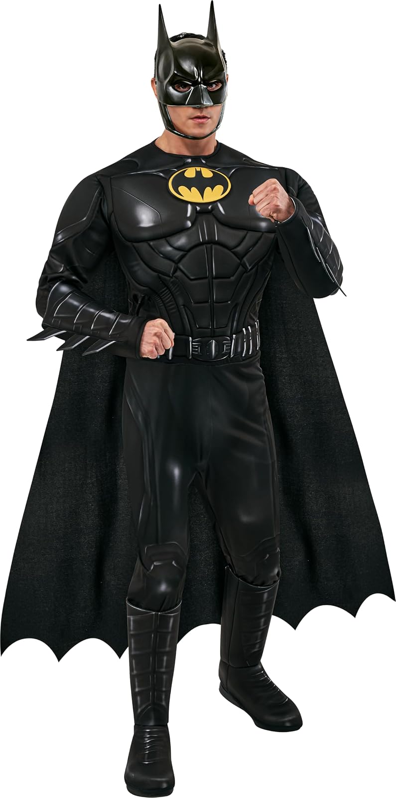 Rubies DC The Flash Movie: Disfraz de Batman Deluxe para adultos, para hombre, XL