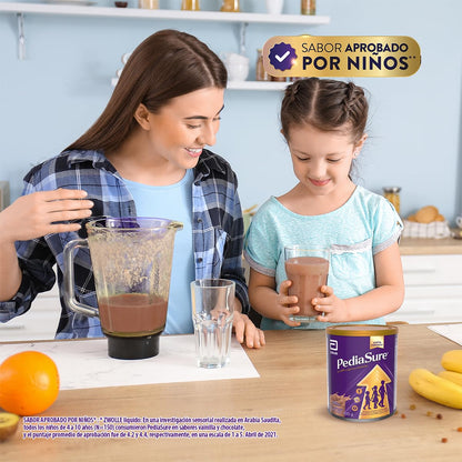 PediaSure Chocolate- Alimentación Especializada Polvo 400 g | Formula especializada para niños de 1 a 10 años con 5 grupos de nutrientes clave que apoya el crecimiento de los huesos.