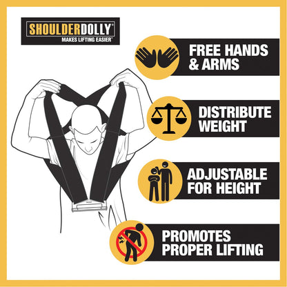 ShoulderDolly AI-4202 Multi Strap Replacement Straps
