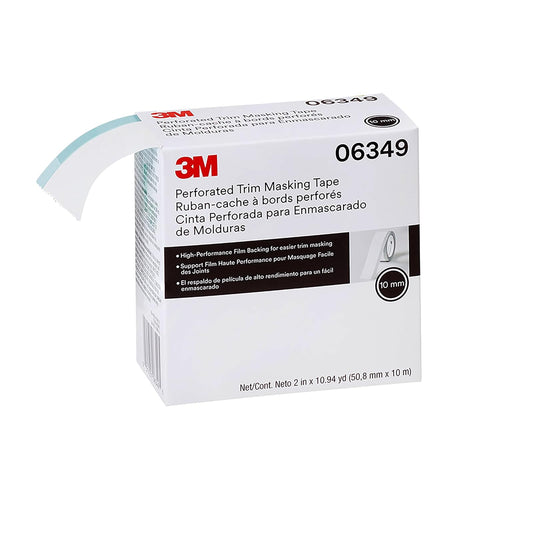 3M Masking Tape Cinta para Moluduras m Automotriz | Protección de pintura de moldeo; cinta de elevación de recortes; desgarro de mano