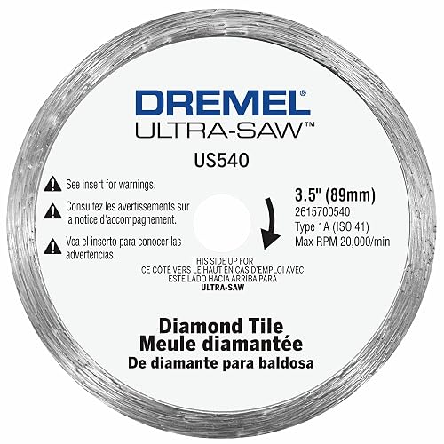 Dremel US540-01 Ultra-Saw - Hoja de diamante de 3.5 pulgadas, color blanco