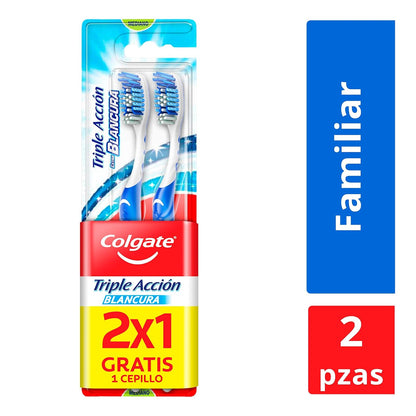 Colgate Luminous White, Pasta Dental Blanqueadora + Luminous Enjuague Bucal White XD Shine + Cepillo Dental Triple Acción Blancura Medio