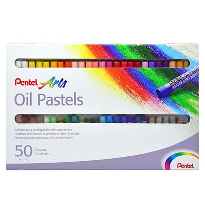 Pentel de México PHN-50 de México PHN-50 Pasteles de aceite color Multicolor pack of/paquete de 50