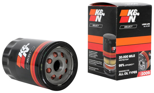 K&N Select Filtro de aceite: diseñado para proteger tu motor: se adapta a modelos de vehículos seleccionados MAZDA/FORD/LINCOLN/DODGE (ver descripción del producto para la lista completa de vehículos compatibles), SO-2009