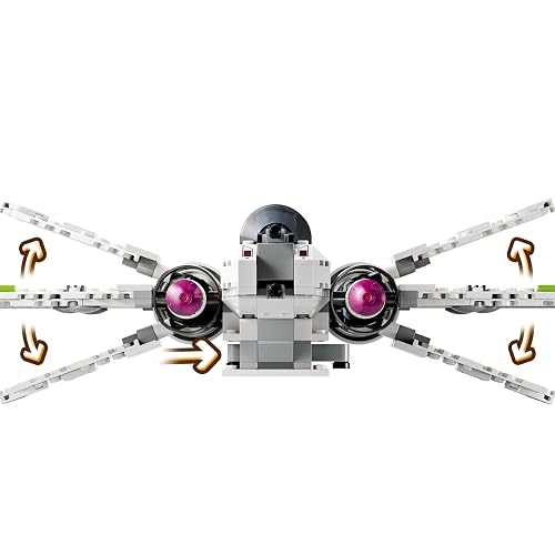LEGO® Star Wars: La Venganza de los Sith Caza Estelar ARC-170 Juguete de construcción, Set Coleccionable, Juego con Nave Espacial y 4 Personajes, Regalo para niños y niñas 75402
