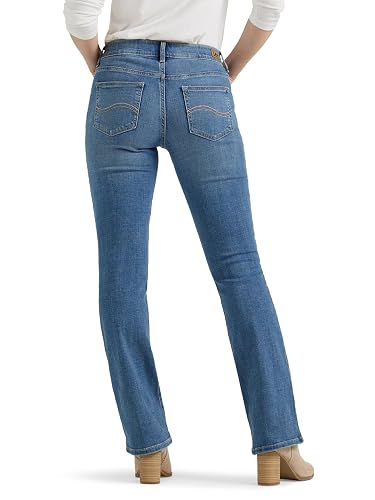 Lee Flex Motion Jean con Corte de Bota de Ajuste Regular para Mujer, Open Seas, 38 Largo