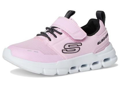 Skechers Glide-Step Flow para niñas | Espuma viscoelástica atlética, deslizante, refrigerada por aire, lavable a máquina, cierre adaptativo