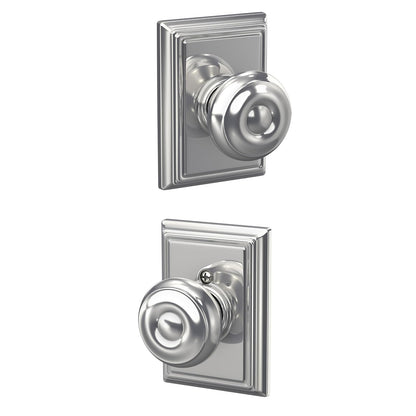Schlage Perilla para Puerta Interior Varios Acabados - Cromado brillante - Addison - Pasaje