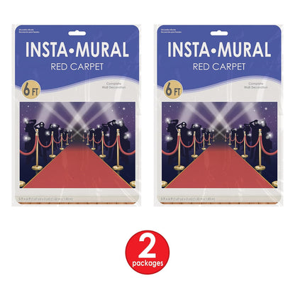 Red Carpet Insta - Fondo de fondo para fotos (2 unidades)