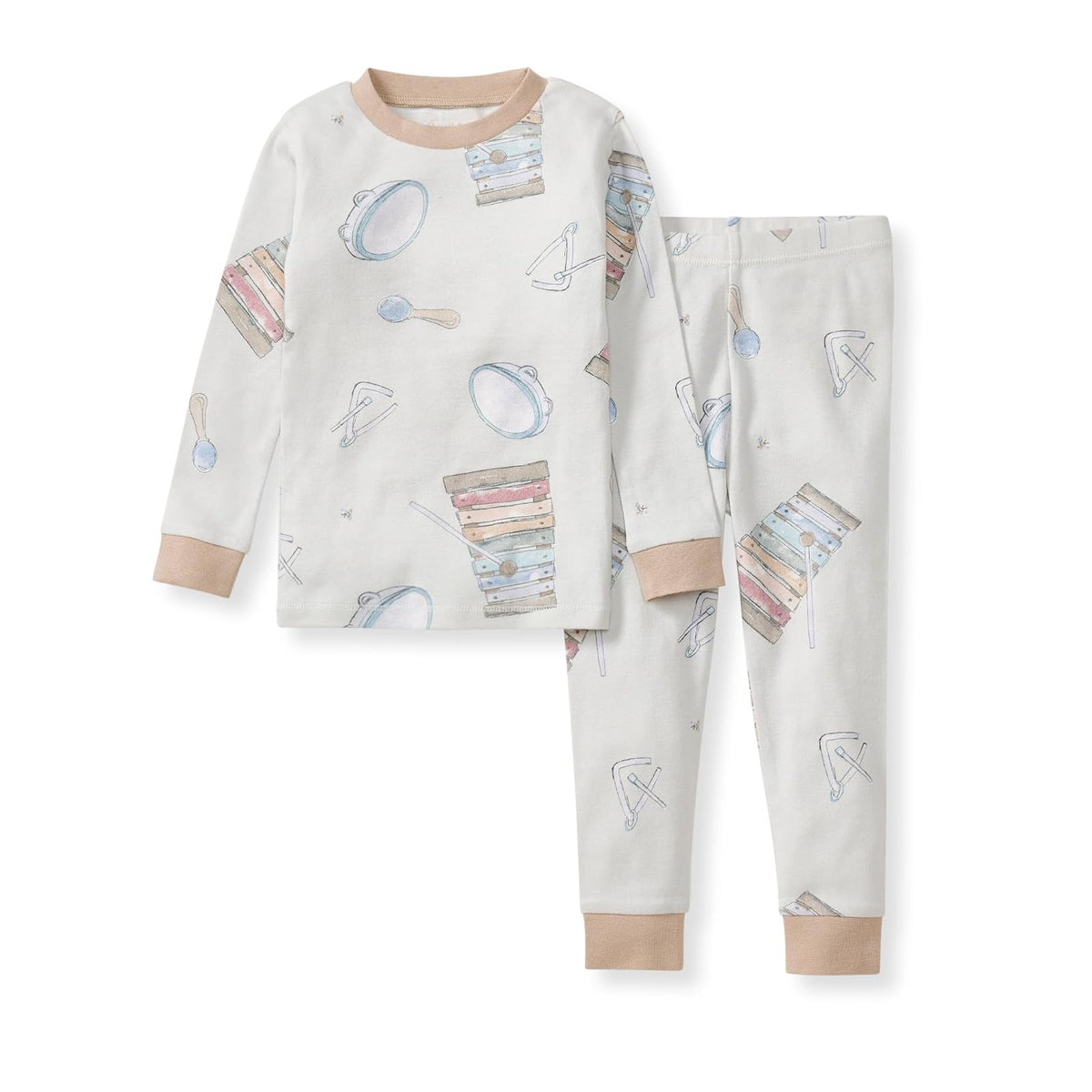 Burt's Bees Baby pijama de 2 piezas de algodón orgánico - Hacer música - 2 Años