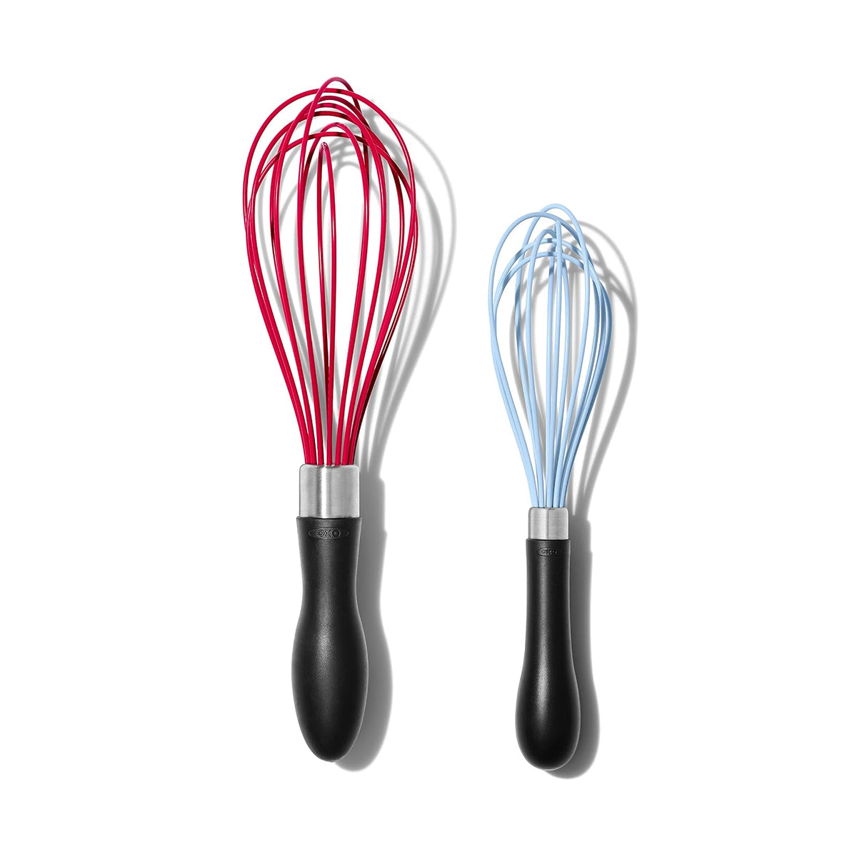OXO Good Grips - Juego de batidor de silicona de 2 piezas