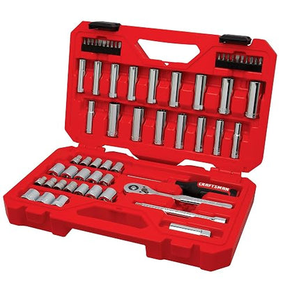 CRAFTSMAN - Juego de herramientas mecánicas de 9.5 mm, 61 piezas (CMMT45161)