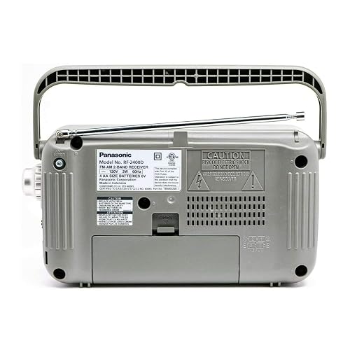 Panasonic RF-2400 Portátil Negro - Radio (Portátil, AM, FM, 88 - 108 MHz, 530 - 1600 kHz)