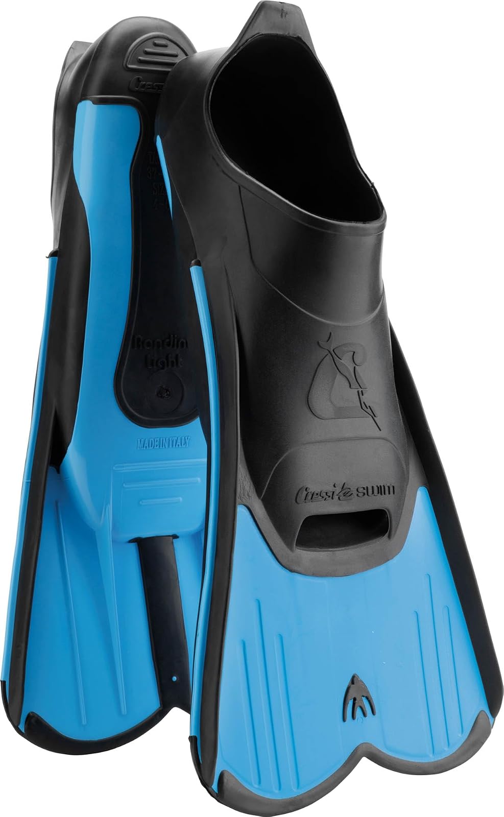 Cressi Aletas de natación Ligeras (Fabricadas en Italia)