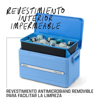 Coleman Hielera Plegable Snap 'N Go | Se Pliega a la Mitad para Ahorrar Espacio, Conserva el Hielo hasta 2 Días, Garantía de 3 Años