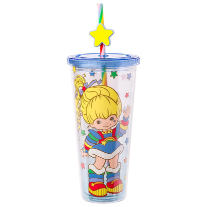 Silver Buffalo Taza Fría Garfield con Tapa y Popote, 24 oz - Azul - Blanco