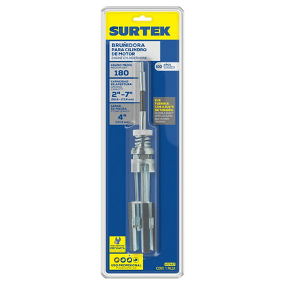 Surtek 107227 Juego de Bruñidora para Cilindros de Motor, 2-7"