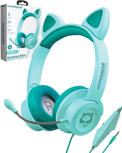 HyperGear Kombat Kitty Gaming Headset Green