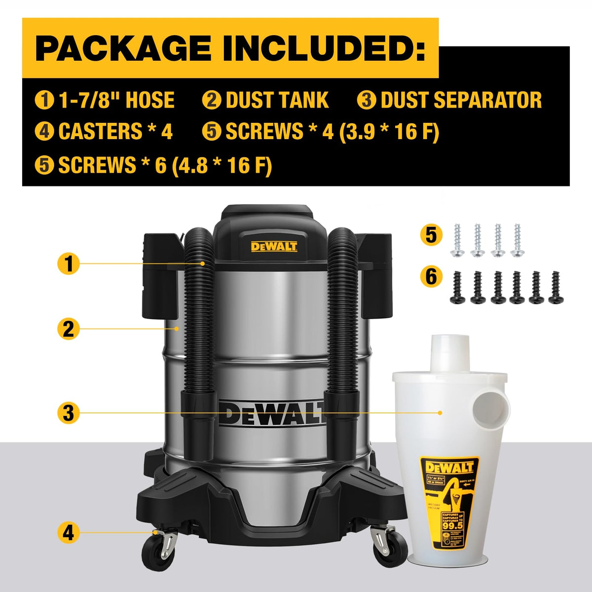 Dewalt Cyclone Dust Collector Dxvcs003 Concrete Cartridge
