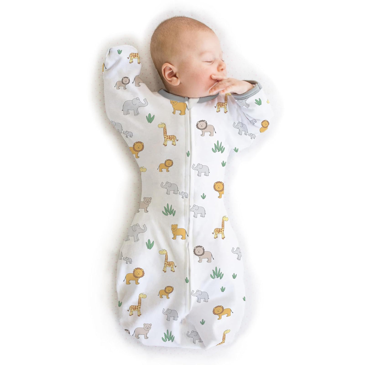 Amazing Baby Saco de Transición para Bebé Mangas Medias Pequeño 6-14 Libras