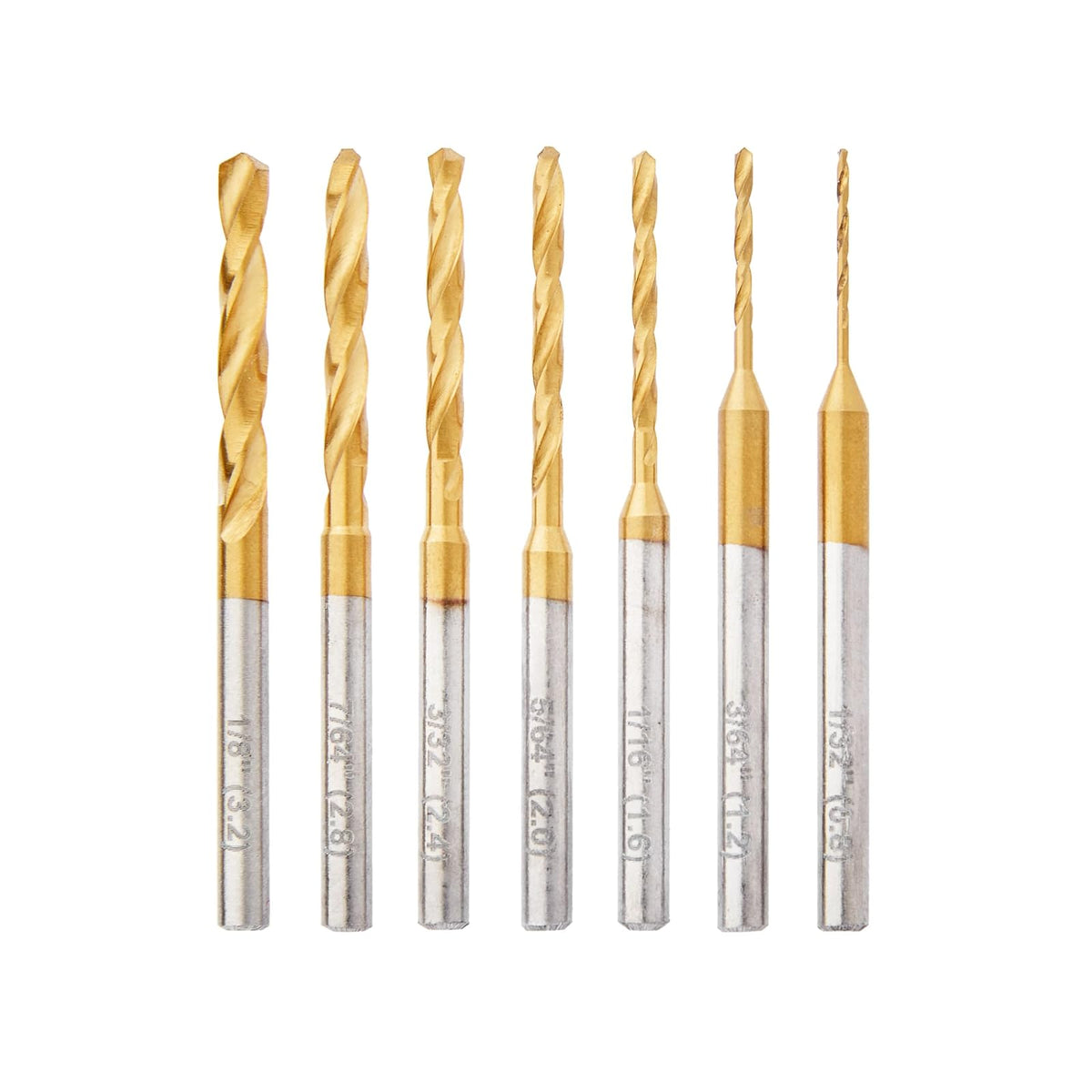 Dremel 628HP - Juego de brocas rotativas con revestimiento de titanio (7 piezas, ideal para perforación de madera y metales blandos)