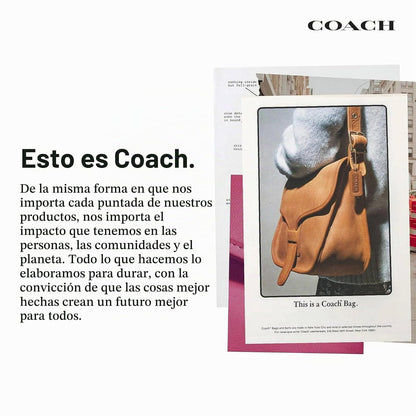 Coach Essential Mini portafolios Trifold, Tiza, One Size