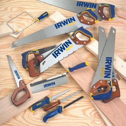 IRWIN Tools ProTouch - Sierra de combate (2014400), azul y amarillo