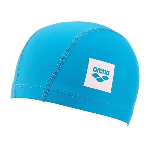 Arena Junior Unix II - Gorro de natación Unisex de Licra para niños y niñas, de Tela elástica Ligera para Piscina, Talla única - Azul - claro