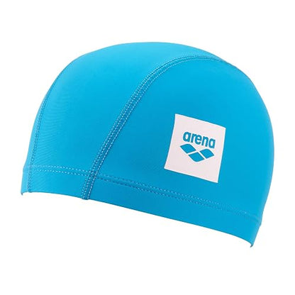 Arena Junior Unix II - Gorro de natación Unisex de Licra para niños y niñas, de Tela elástica Ligera para Piscina, Talla única - Azul - claro