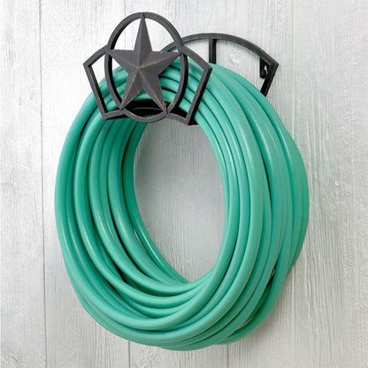 Liberty Garden 234 Liberty Star Mount Hose Butler, capacidad para 125 pies, 5/8 pulgadas, negro