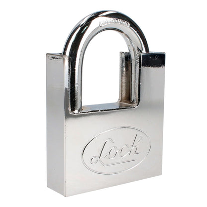 Lock L22A70DCSB Candado de Acero Antipalanca Llave de Discos Cromo Satinado 70 mm