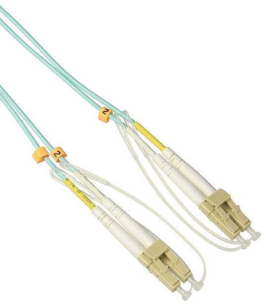 Netpatibles FDCAPAPV2A6M-NP 6m LC/PC LC/PC OFNR OM3 Aqua Colour - Cable de Fibra óptica (6 m, OFNR, OM3, LC/PC, LC/PC, Aqua Colour)