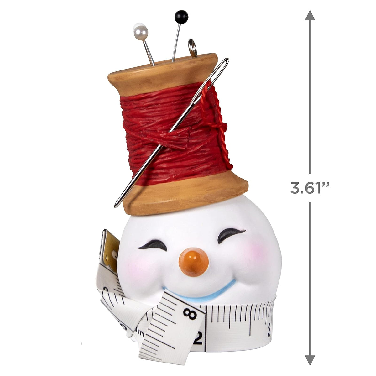 Hallmark - Adorno navideño de Recuerdo 2023, Coser Muy Feliz. Regalo para colchas, Artesanos, Abuela, mamá