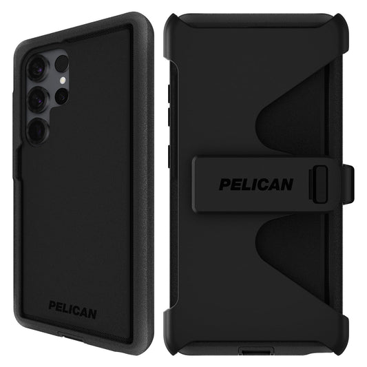 Pelican Voyager - Funda para Samsung Galaxy S25 Ultra [Carga magnética e inalámbrica] Funda con protección contra caídas MIL-STD de 18 pies, Cubierta Resistente con Clip para cinturón para Samsung