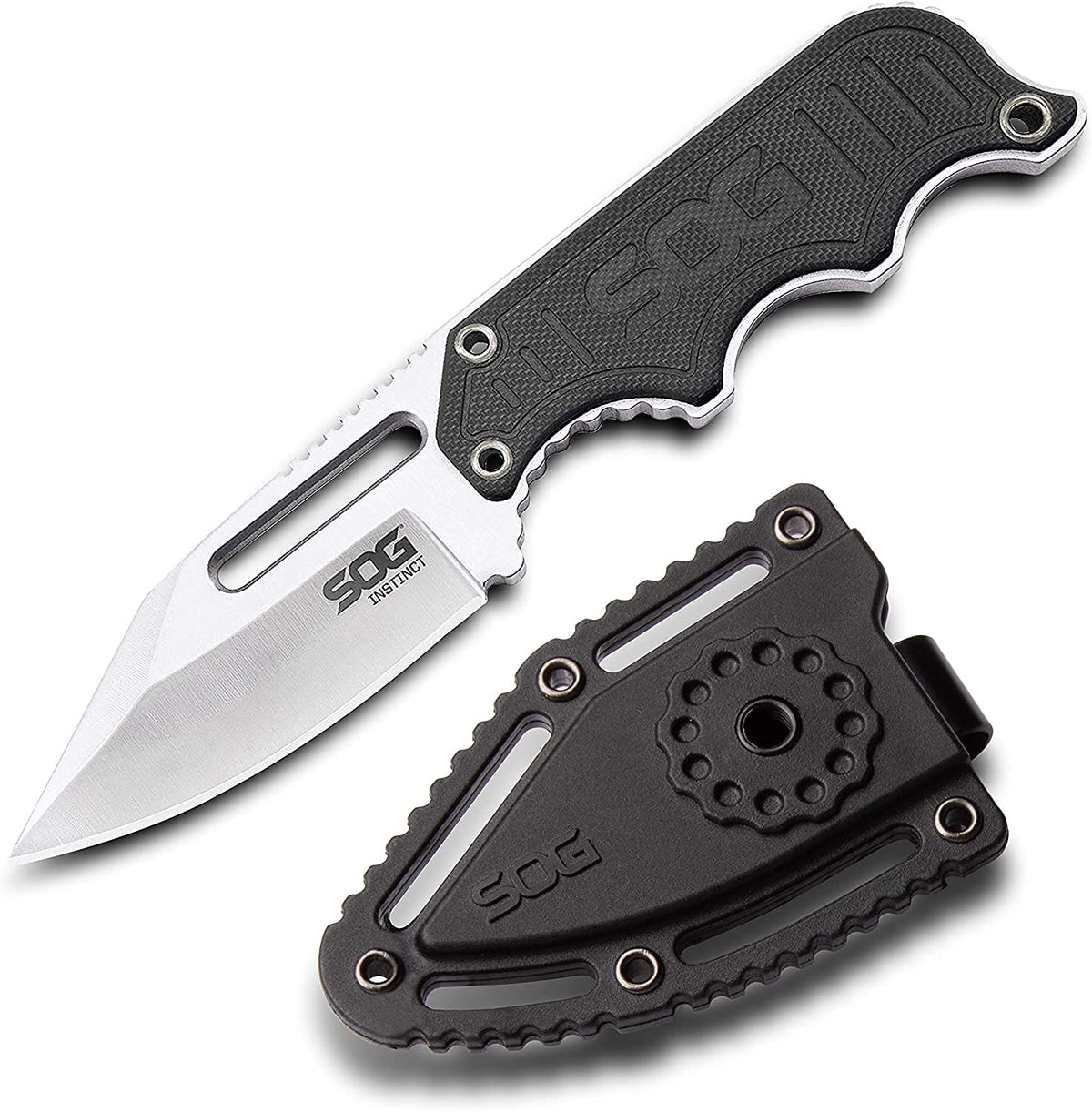 SOG Specialty Knives and Tools NB1012-CP Instinct Fixed Blade Knife with G10 Handle and 2.3-inch Blade