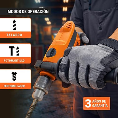 TRUPER ROTO-1/2A8, Rotomartillo/destornillador 1/2", 750W