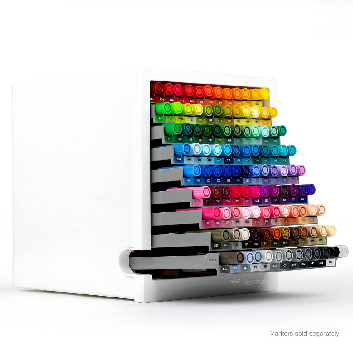 Tombow 56840 - Organizador de computadora, color blanco