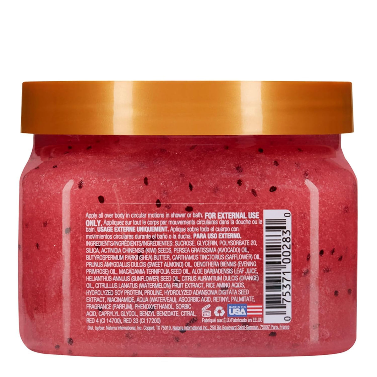 TREE HUT, Watermelon Shea Sugar Scrub, Exfoliante Corporal de Azúcar Natural con Manteca de Karité y Esencia de Sandía, Exfolia e Hidrata la Piel, 510 gramos
