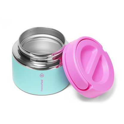 Thermoflask - Tarro de comida con aislamiento de doble pared de 12 onzas, puesta de sol tropical