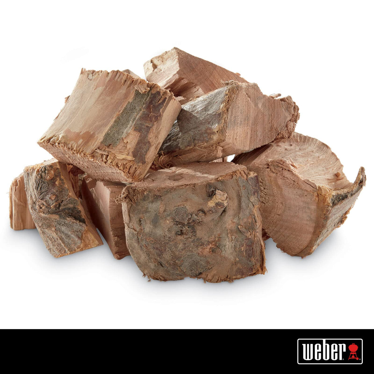 Weber - Trozos De Madera De Manzana, 350 Pulgadas Cúbicas (0,006 Metros Cúbicos)