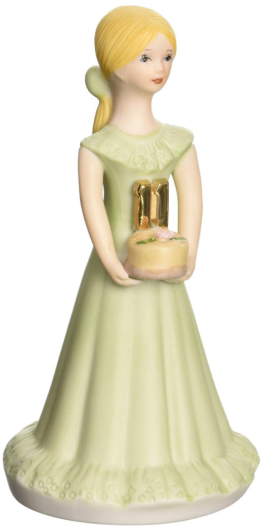 Enesco E2311 Growing up Girls from Blonde Age 11 Figurine 5.5 IN